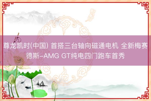 尊龙凯时(中国) 首搭三台轴向磁通电机 全新梅赛德斯-AMG GT纯电四门跑车首秀