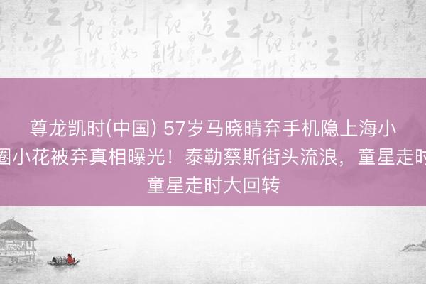 尊龙凯时(中国) 57岁马晓晴弃手机隐上海小巷，京圈小花被弃真相曝光！泰勒蔡斯街头流浪，童星走时大回转